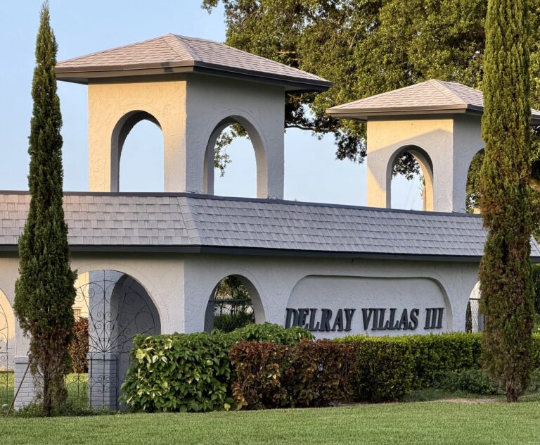 Delray Villas 3 - Main Entrance Monument - Web Optimized